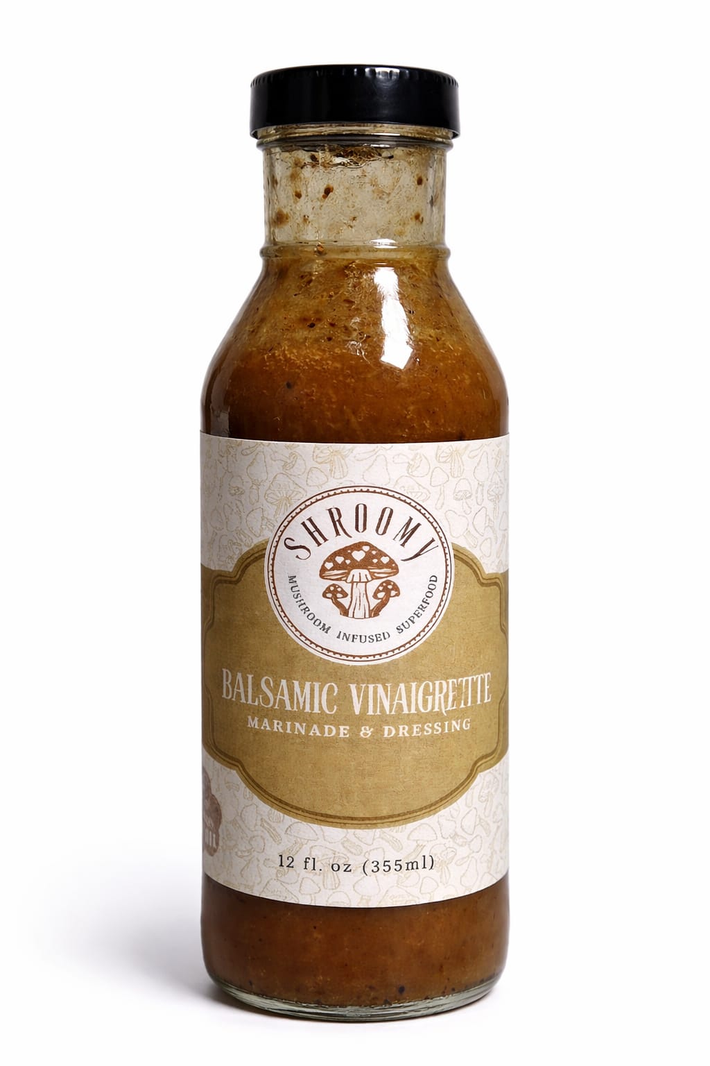 Shroomy Balsamic Vinaigrette Marinade & Dressing (Not Infused with mushrooms) – 12 oz